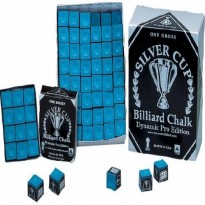 Packung mit 10 Longoni ohne blaue Schwmme - Silberbecher 144 Stck blaue Kreidebox