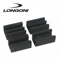 Taqueira para carregar malas Longoni 2x4 - Espuma sobressalente para estojos Hard Cue Longoni com taqueiracidade 1x2