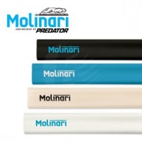 Molinari Retro Blue-Beige 3x6 cue case - Molinari Silicone Ceramic Billiard Cue Grip