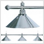 Catalogo di prodotti - Lampada a 3 paralumi in ottone alluminio