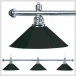 Products catalogue - 3 shades brass lamp black
