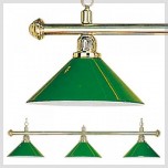 Catalogue de produits - Lampe laiton 3 abat-jour vert