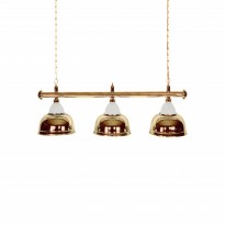Wandelbarer Billardtisch 8ft Decotech - Billardlampe mit 3 goldenen Farbtnen