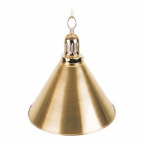 3-Shade Golden Billiard lamp - 1-Shade Brass Billiard Lamp