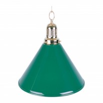 1-Shade Brass Billiard Lamp - 1-Shade Green Billiard Lamp