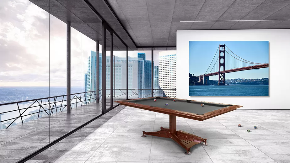 Products catalogue - Convertible billiard table 9ft Decotech
