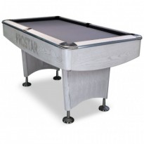 Prostar Next Brown 9ft pool table - Prostar Next Ice 9ft pool table