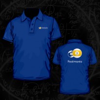 Available products for shipping in 24-48 hours - Poolmania Blue Embroided Polo Shirt